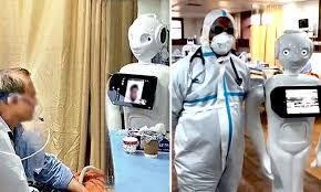 ‘MITRA’-the robot becomes a friend for covid-19 patients at noida hospital