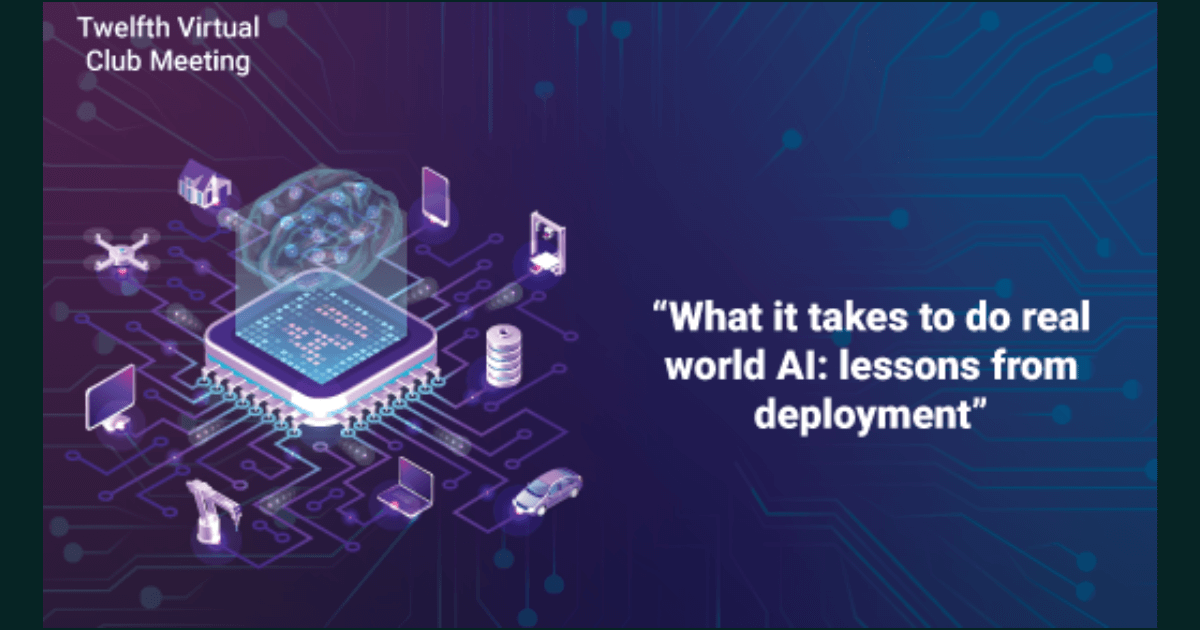 What it takes to do real world AI lessons from deployment